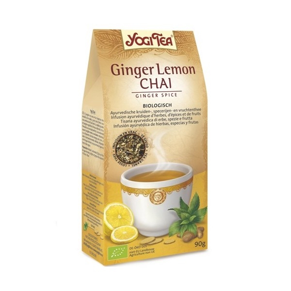 Ceai ghimbir lamaie eco 90g - YOGI TEA