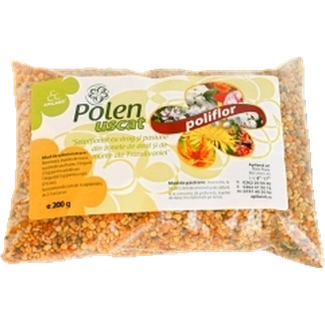 Polen uscat granule conventional 100g - APILAND