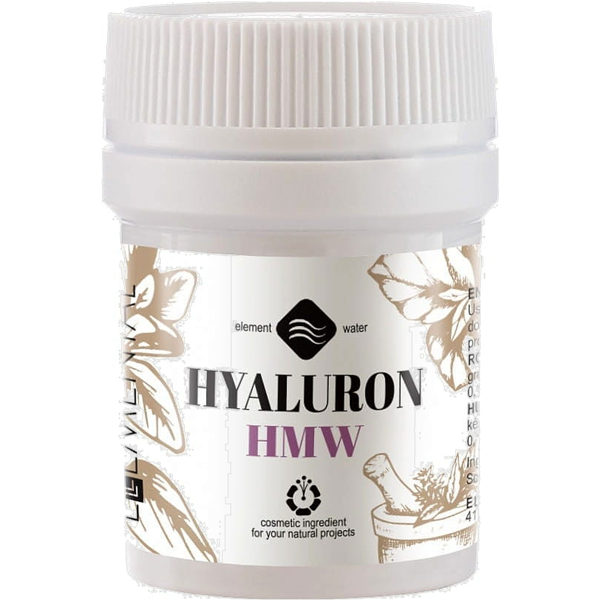 Acid hialuronic pur HMW 1g - ELLEMENTAL