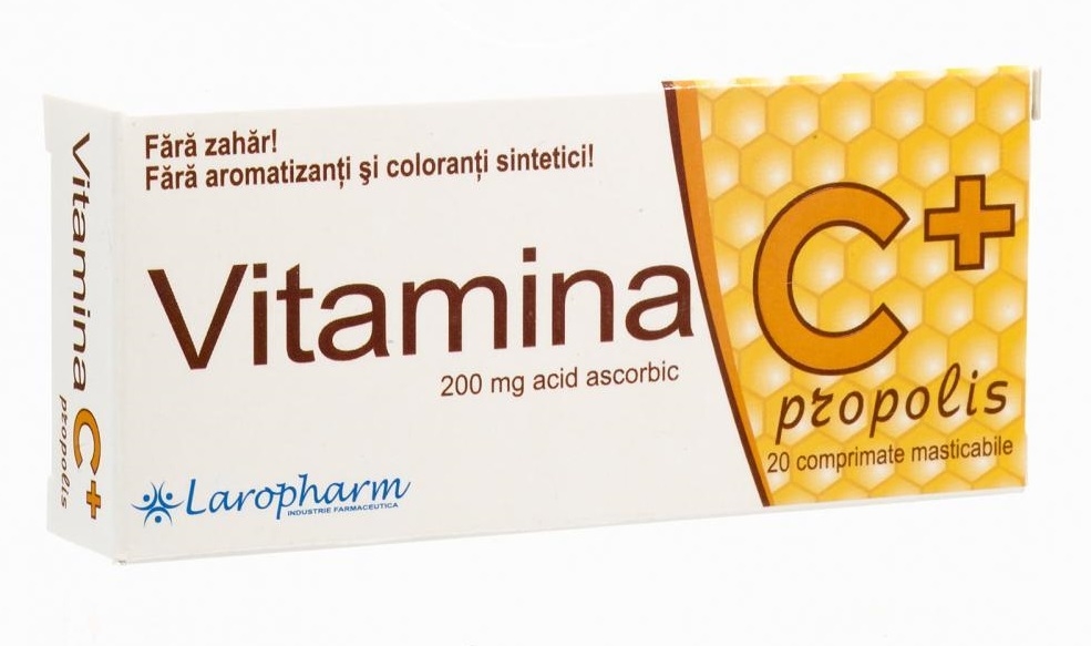 Vitamina C propolis 20cp - LAROPHARM
