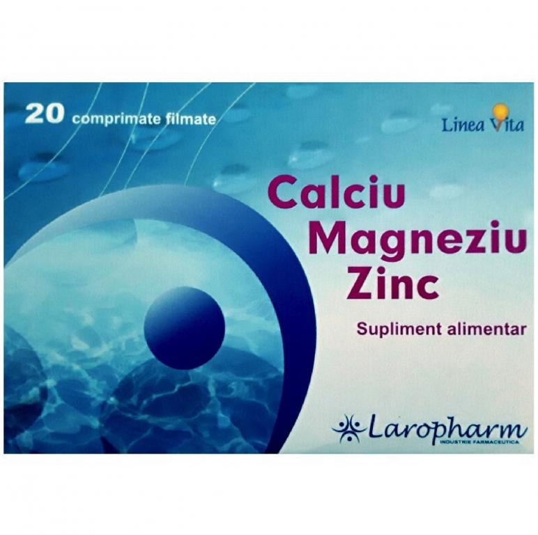 Calciu Mg Zn 20cp - LAROPHARM