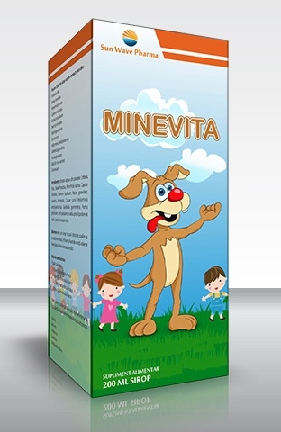 Sirop minevita copii 200ml - SUN WAVE PHARMA