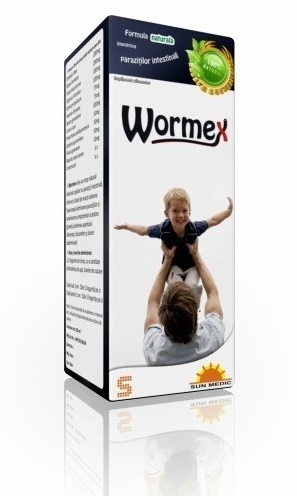 Sirop wormex copii 100ml - SUN WAVE PHARMA