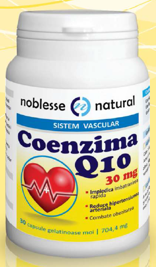 Coenzima Q10 30cps - NOBLESSE NATURAL