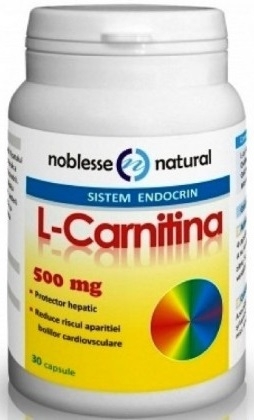 L carnitina 500mg 30cp - NOBLESSE NATURAL