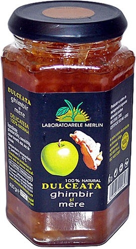 Dulceata ghimbir mere 430g - MERLIN