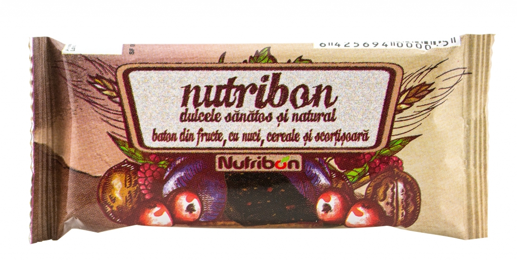 Baton prune nuci cereale scortisoara 40g - NUTRIBON
