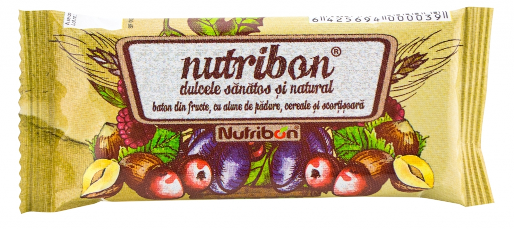 Baton fructe alune 40g - NUTRIBON