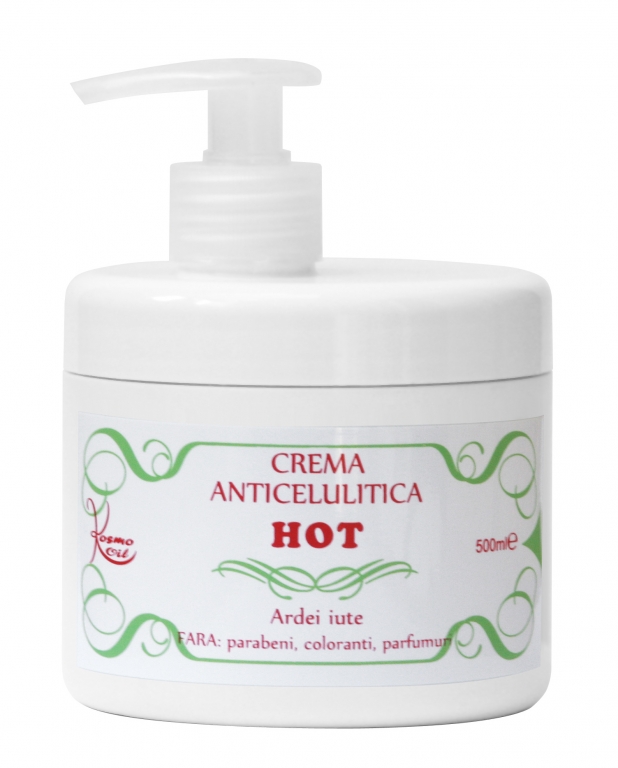 Crema anticelulita hot 500ml - KOSMO OIL