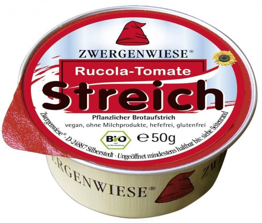 Pate vegetal fl soarelui tomate rucola 50g - ZWERGENWIESE