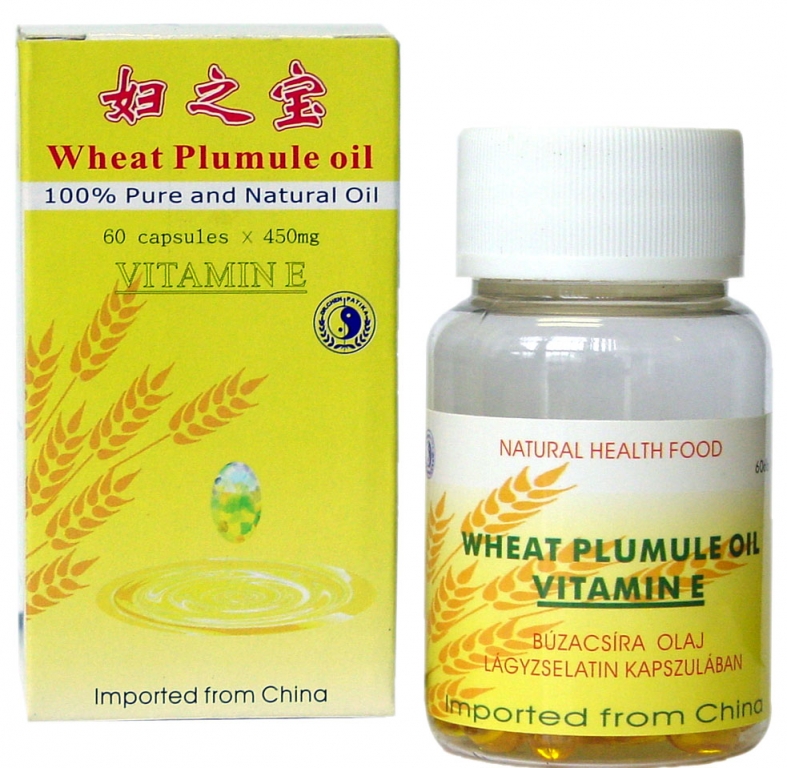 Ulei germeni grau pur vitamina E 450mg 60cps - DR CHEN PATIKA