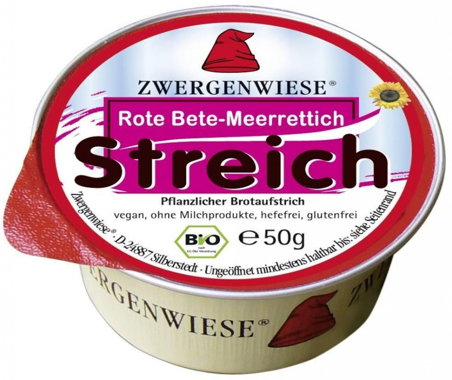 Pate vegetal fl soarelui sfecla rosie hrean 50g - ZWERGENWIESE