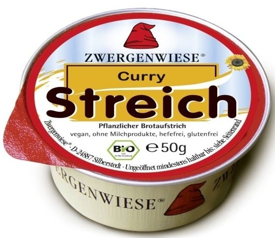 Pate vegetal fl soarelui curry 50g - ZWERGENWIESE