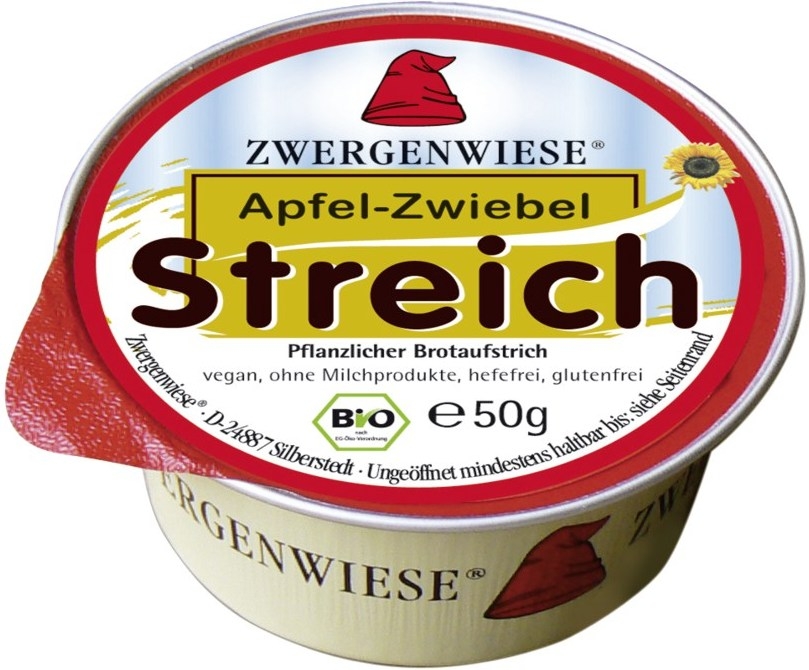 Pate vegetal fl soarelui mere ceapa 50g - ZWERGENWIESE