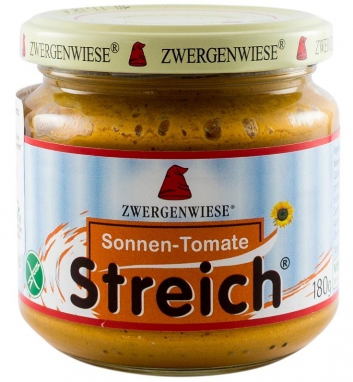 Pate vegetal fl soarelui tomate eco 180g - ZWERGENWIESE