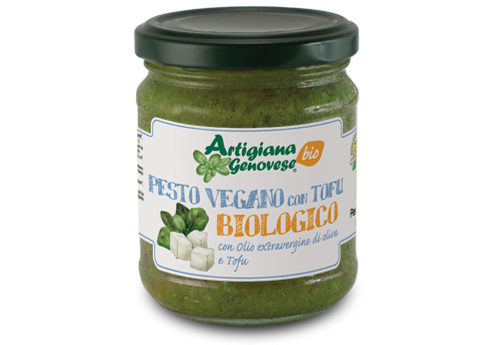 Pesto verde vegan tofu 130g - ARTIGIANA GENOVESE