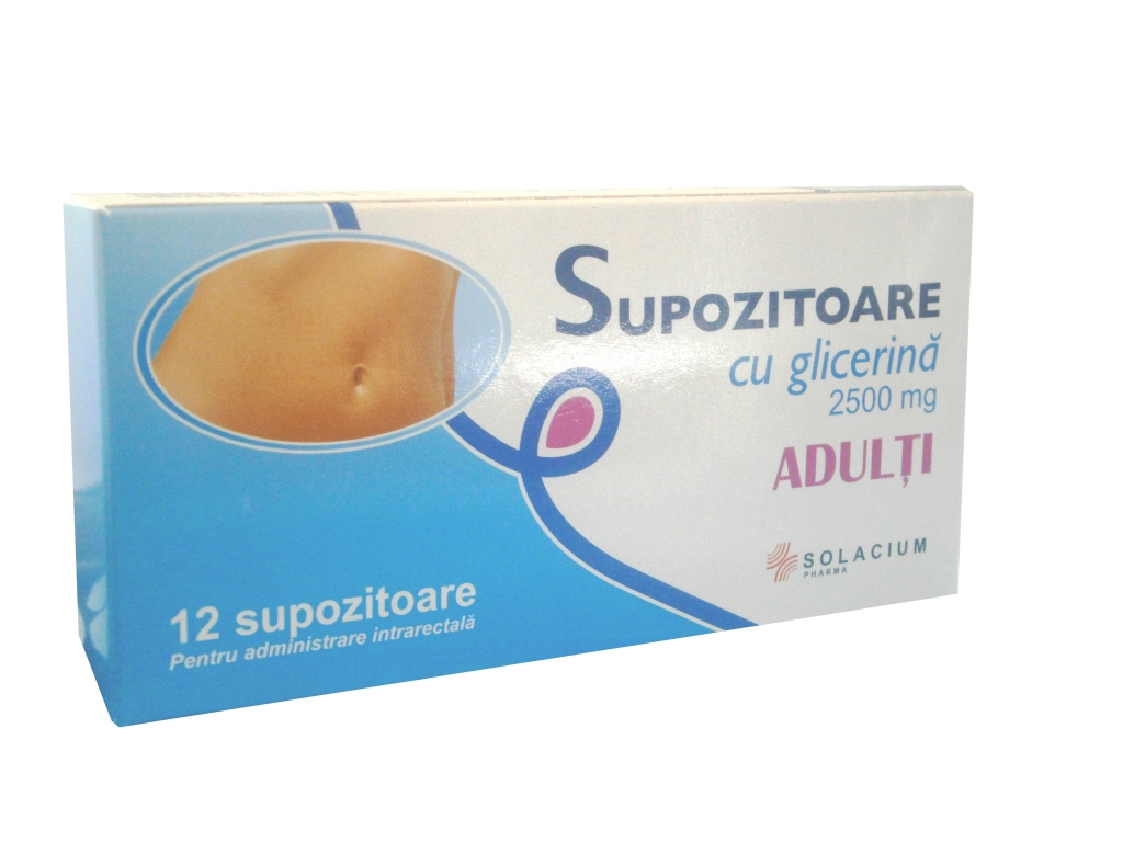 Supozitoare glicerina adulti 12b - SOLACIUM PHARMA