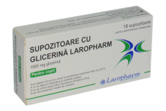 Supozitoare glicerina adulti 2500mg 18b - LAROPHARM