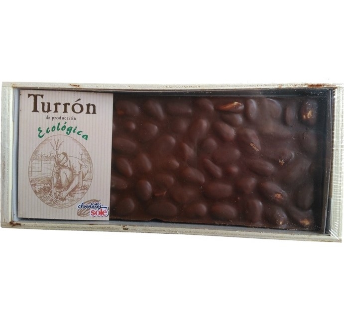 Ciocolata nuga migdale Turron eco 200g - SOLE