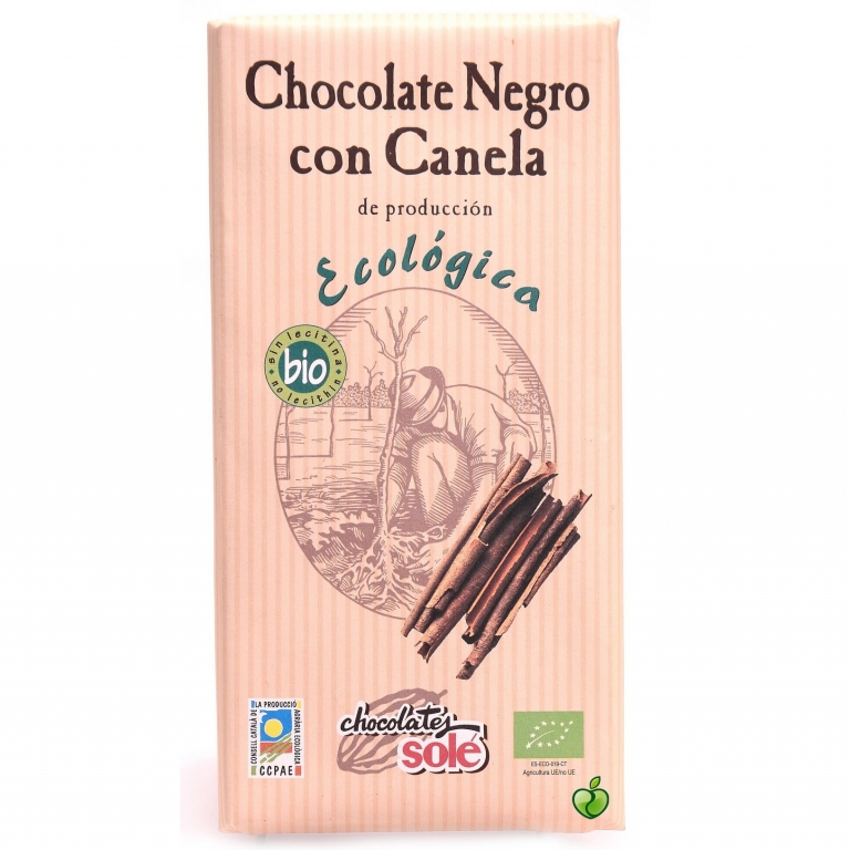 Ciocolata neagra 56% scortisoara eco 100g - SOLE