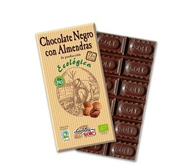 Ciocolata neagra 73% migdale eco 100g - SOLE