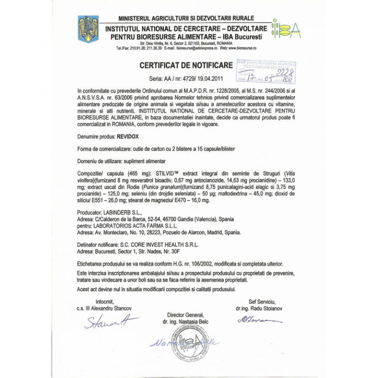 Revidox 30cps - ACTAFARMA