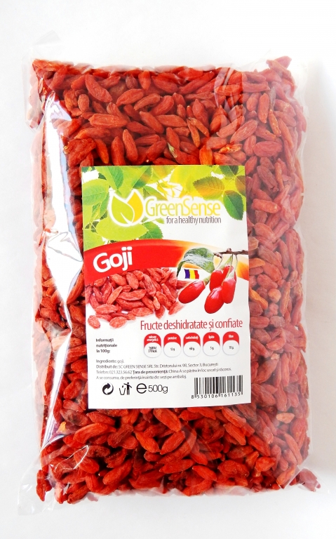 Goji fructe uscate 500g - GREEN SENSE