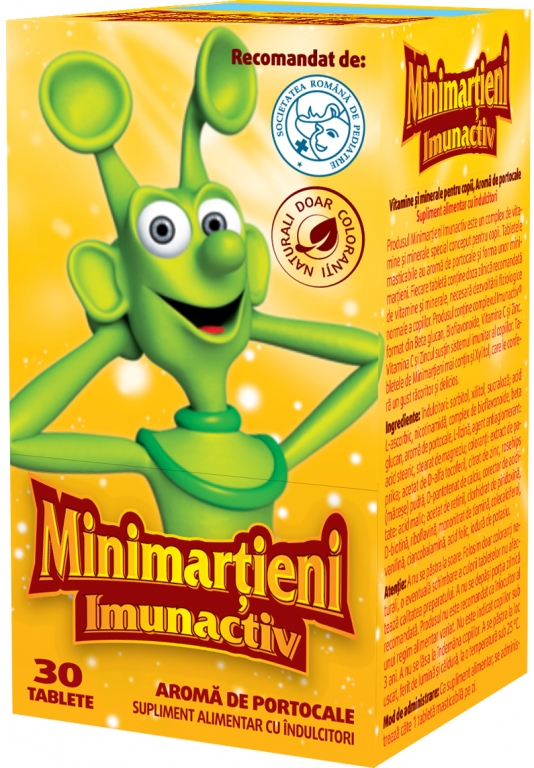Minimartieni imunactiv portocale 50cp - WALMARK