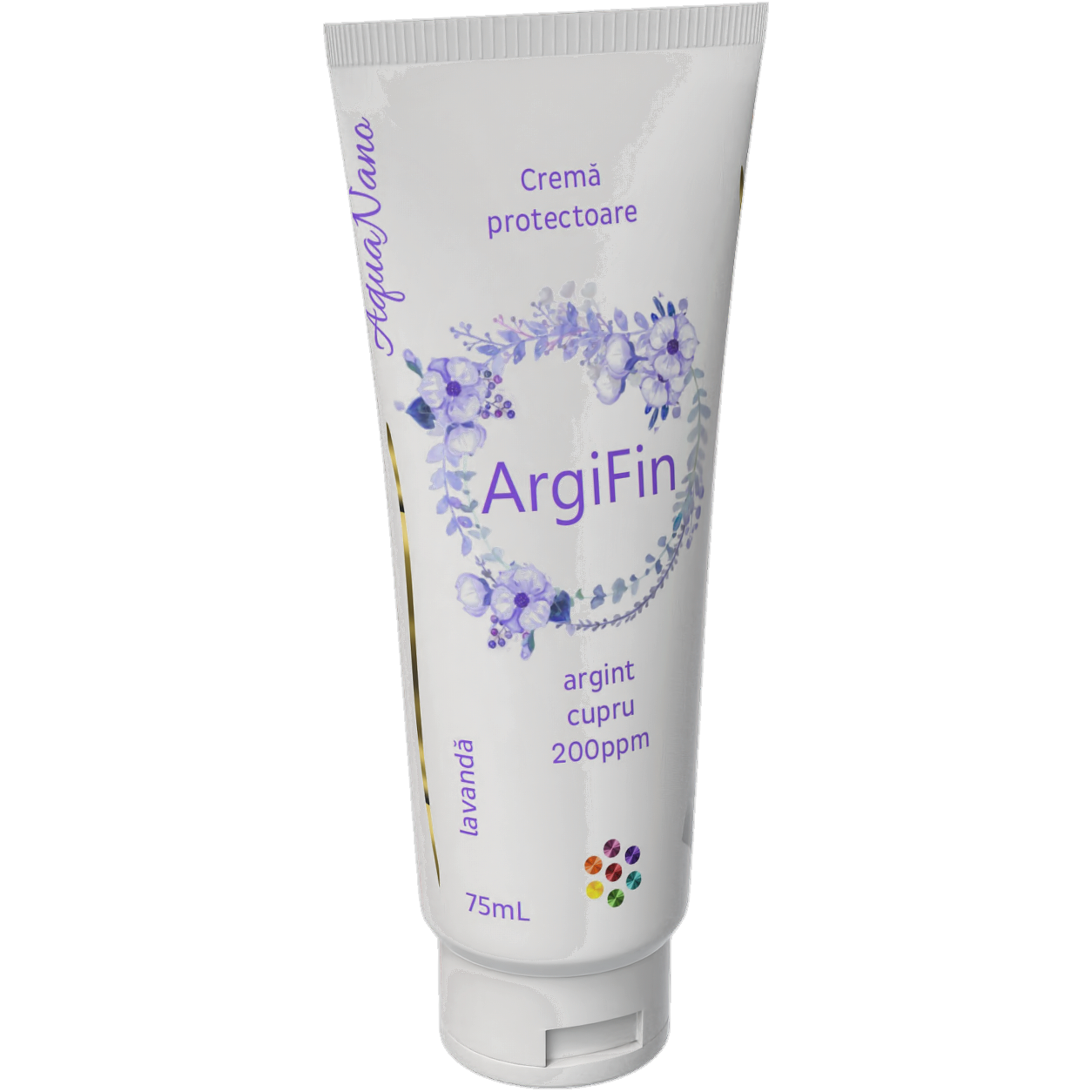 Crema antibacteriana antimicotica antivirala ArgiFin 75ml - AQUA NANO