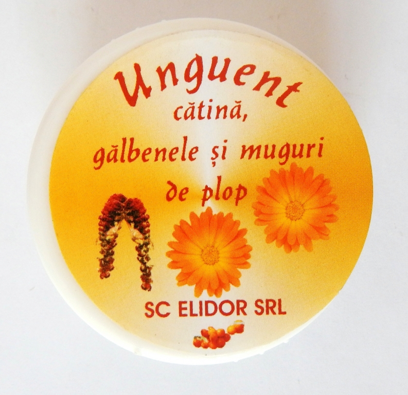 Unguent catina galbenele muguri plop 20g - ELIDOR