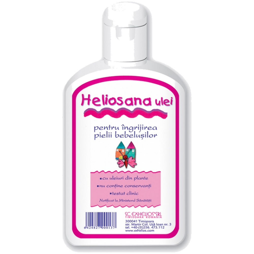 Ulei ingrijirea pielii bebe Heliosana 150ml - ALIPHIA