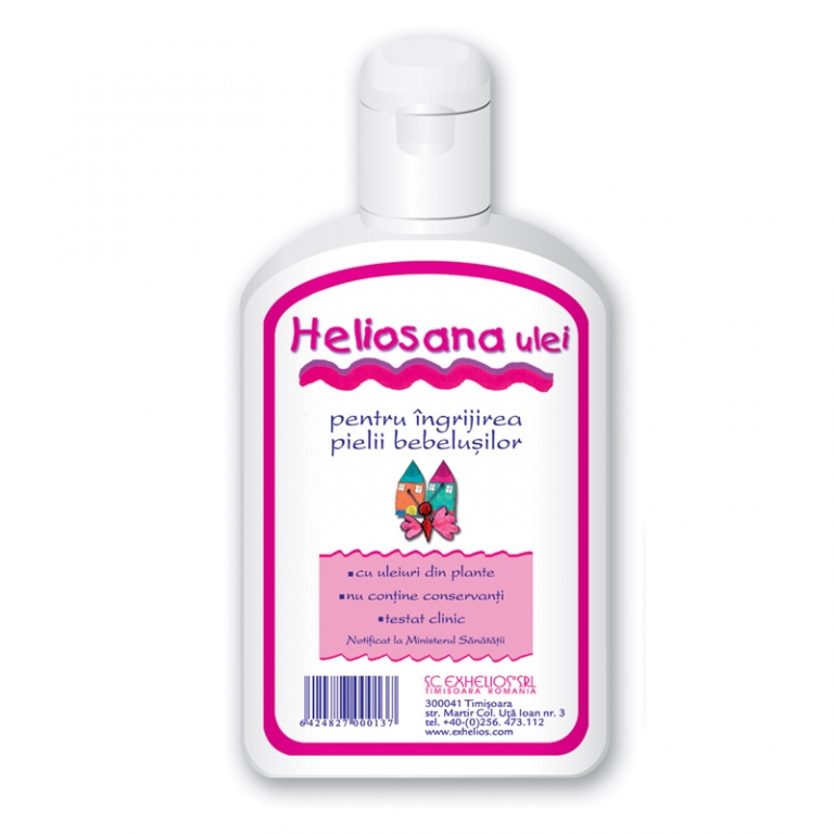 Ulei ingrijirea pielii bebe Heliosana 150ml - ALIPHIA