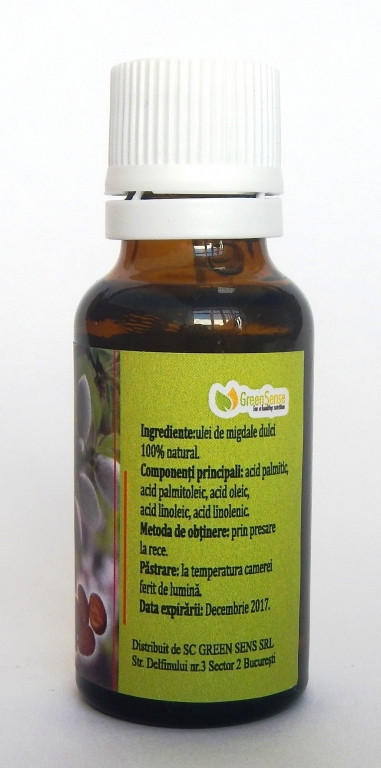 Ulei migdale dulci 20ml - GREEN SENSE