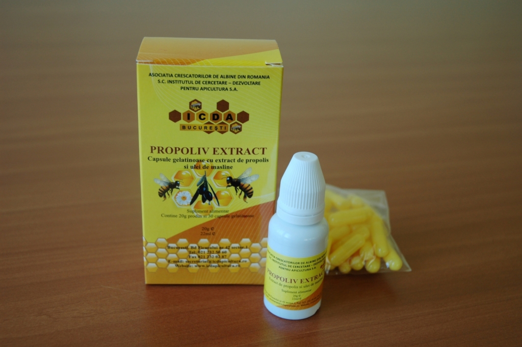 Capsule propolis ulei masline Propoliv 30cps - INSTITUT APICOL