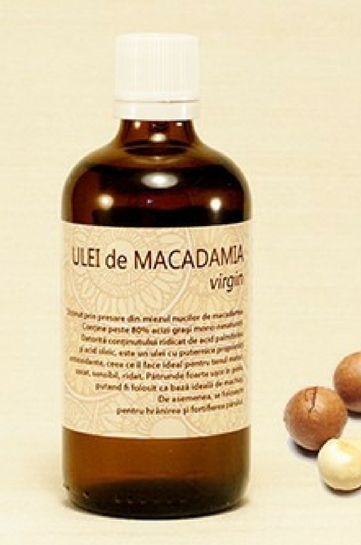 Ulei macadamia virgin 100ml - SANFLORA