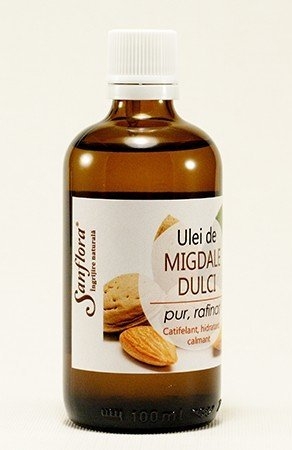 Ulei migdale dulci pur rafinat 100ml - SANFLORA