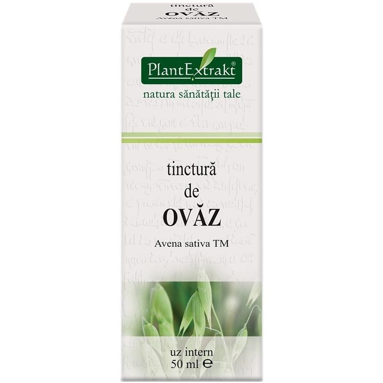 Tinctura ovaz verde 50ml - PLANTEXTRAKT