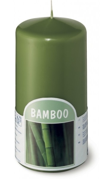 Lumanare parfumata stalp 33h bamboo 260g - BOLSIUS