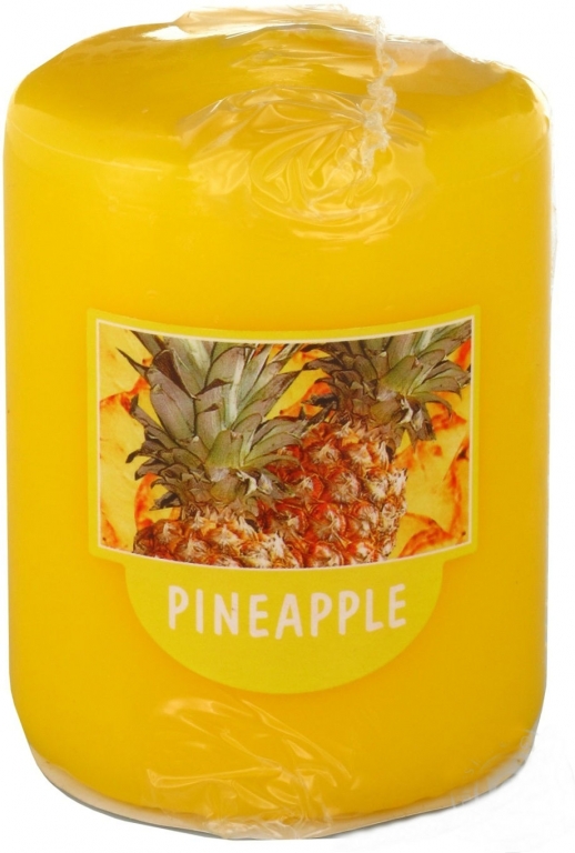 Lumanare parfumata stalp 22h ananas 160g - BOLSIUS