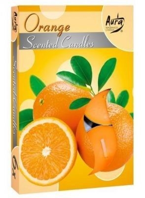 Lumanari pastila parfumate 4h portocale set 6b - BISPOL