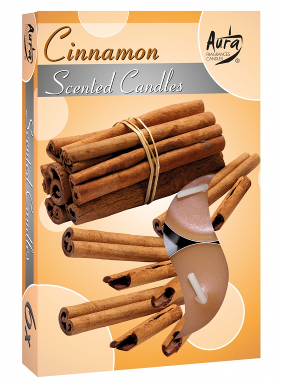 Lumanari pastila parfumate 4h scortisoara set 6b - BISPOL
