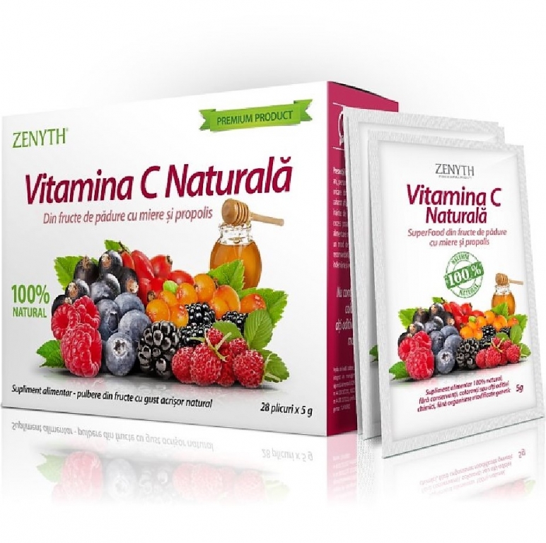 Vitamina C naturala miere propolis plicuri 28x5g - ZENYTH