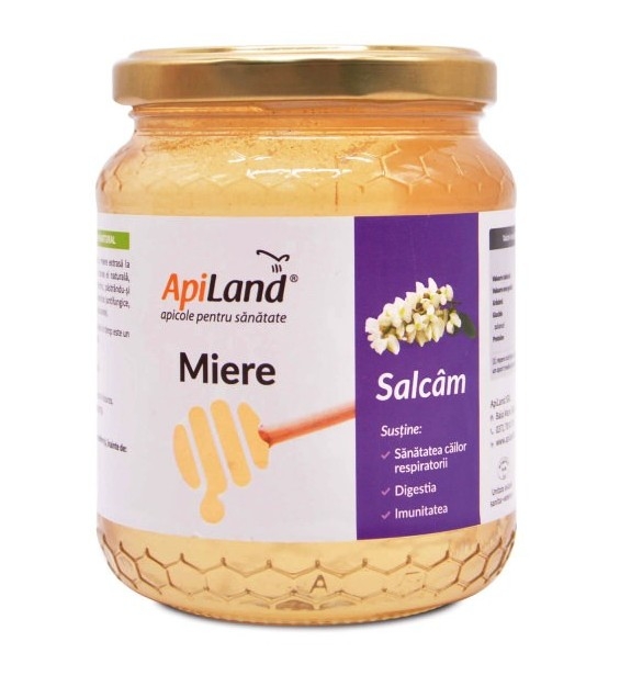 Miere salcam cruda conventional 500g - APILAND