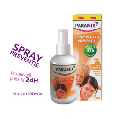 Spray par preventiv antipaduchi Paranix 100ml - OMEGA PHARMA