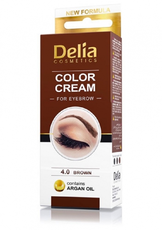 Crema coloranta gene sprancene 4.0 maro 15ml - DELIA