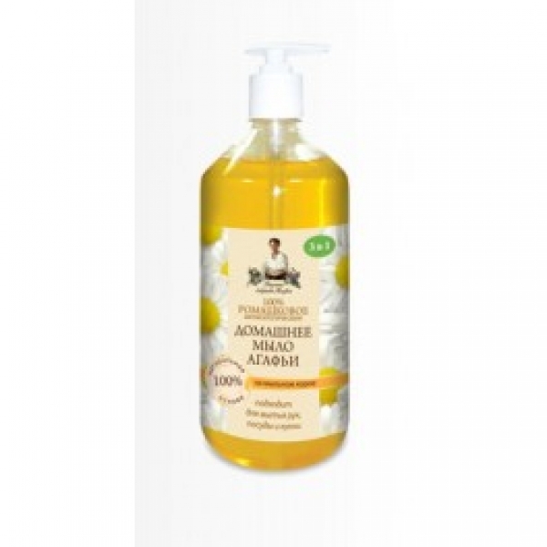 Detergent lichid vase sapunarita musetel {m} 1L - SAPUNUL BUNICII AGAFIA