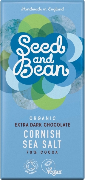 Ciocolata neagra 70% sare marina eco 85g - SEED&BEAN