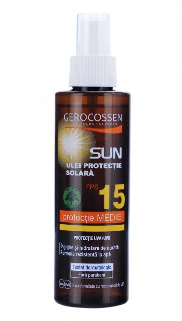 Ulei protectie solara spf15 Sun 150ml - GEROCOSSEN