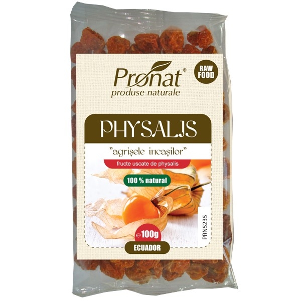 Physalis fructe uscate 100g - PRONAT