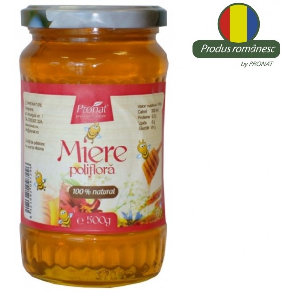 Miere poliflora 500g - PRONAT